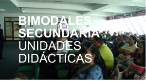 Materiales usados en capacitaciones bimodales para docentes de Secundaria